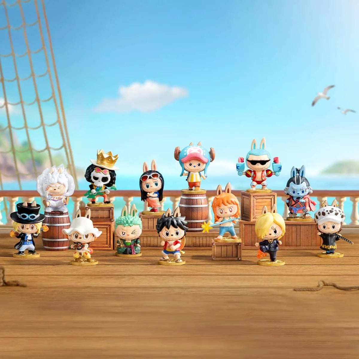 Pop Mart Labubu The Monsters x One Piece- Blind Box Singola