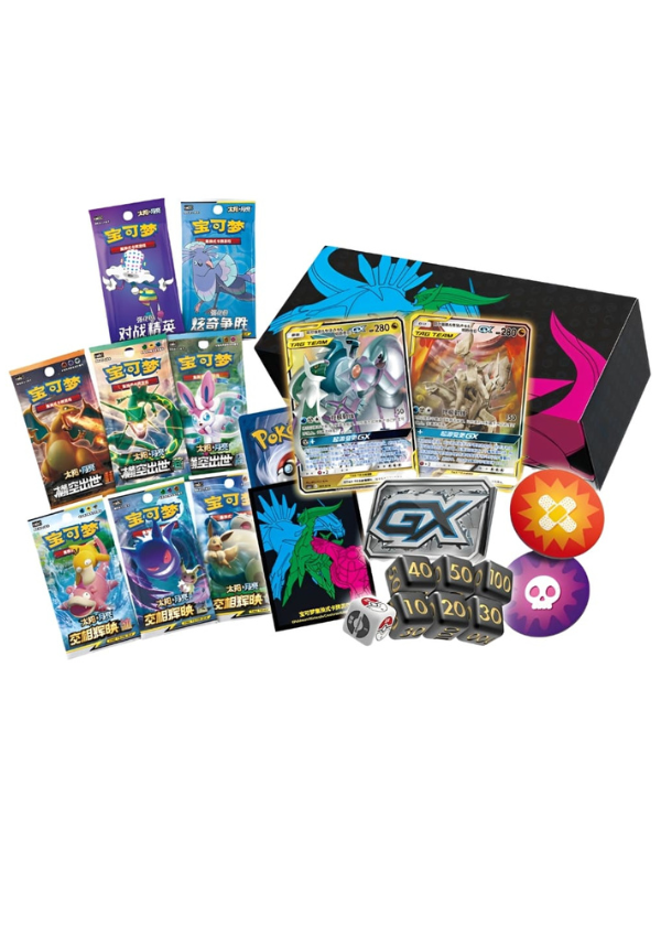 Premium Deck Building Box Arceus, Dialga & Palkia Cinese