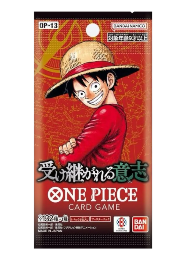 One Piece OP 13 “Carrying on his will” - bustina singola JAP