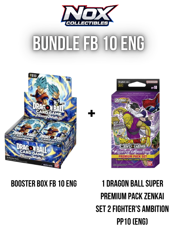 Bundle FB-10 CROSS FORCE DragonBall Fusion World ENG