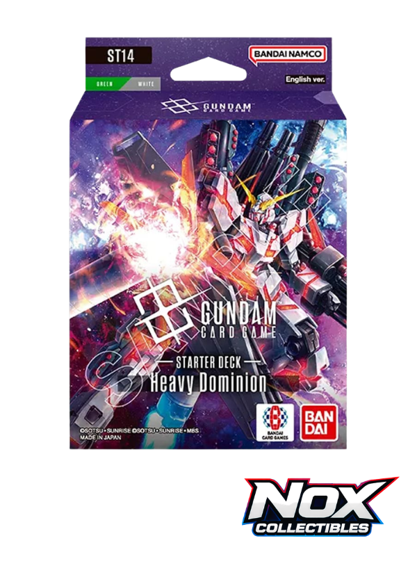 Gundam TCG Starter Deck ST14 Heavy Dominion ENG