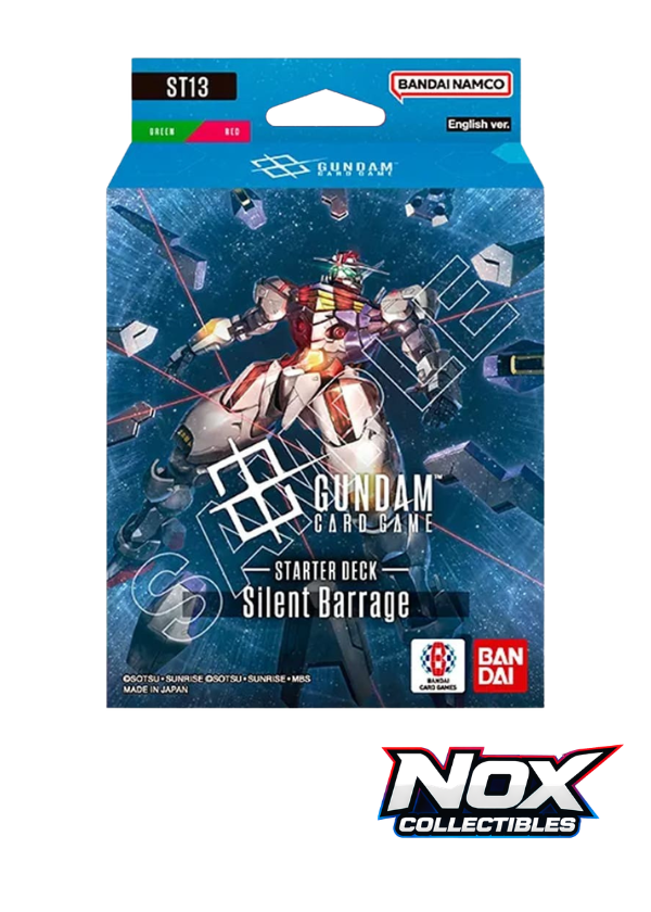 Gundam TCG Starter Deck ST13 Silent Barrage ENG