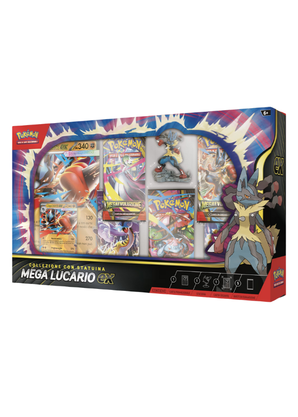 Collezione con statuina Mega Lucario-Ex (ITA)