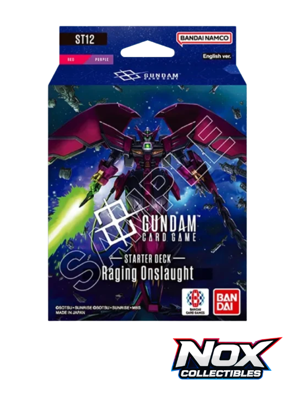 Gundam TCG Starter Deck ST12 Raging Onslaught ENG