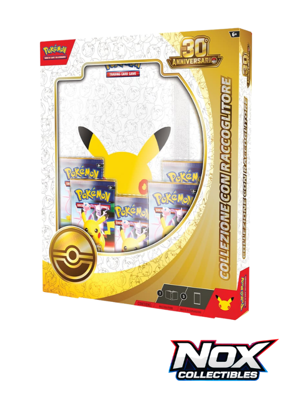 Pokemon 30 Th Collezione con Raccoglitore ITA