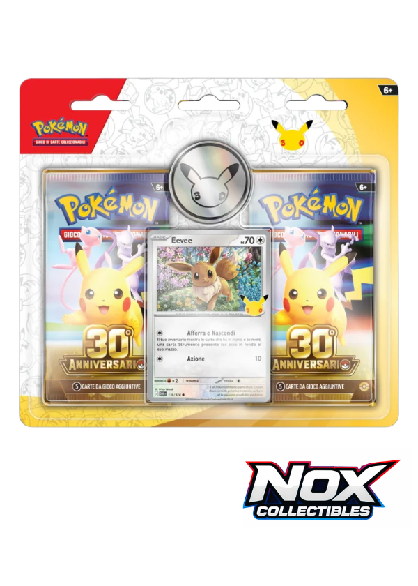 Pokemon 30 Anniversario - Blister 2 Bustine ITA