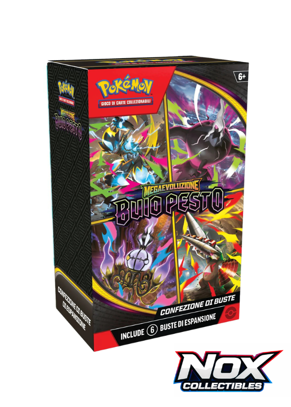 Megaevoluzione Buio Pesto Bundle da 6 Buste 10 Carte (ITA)
