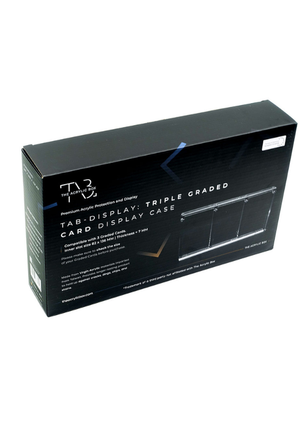 Case Acrylic Box da 3 Slot per carte gradate PSA/GRAAD