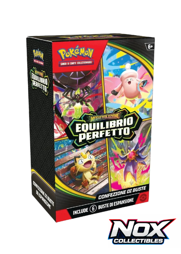 Megaevoluzione Equilibrio Perfetto Bundle da 6 Buste 10 Carte (ITA)