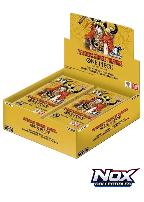 One piece OP-17 The World's Strongest Warriors Booster Box ENG