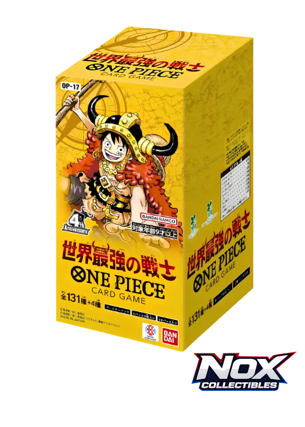 One Piece OP 17 The World's Strongest Warriors Booster Box JAP