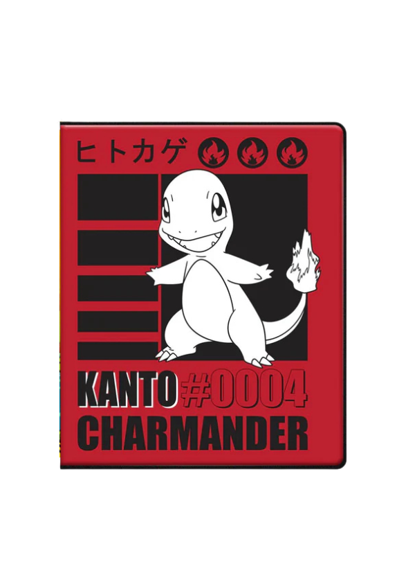 Pokemon Album 4 Tasche Pro Binder Charmander Ultra Pro