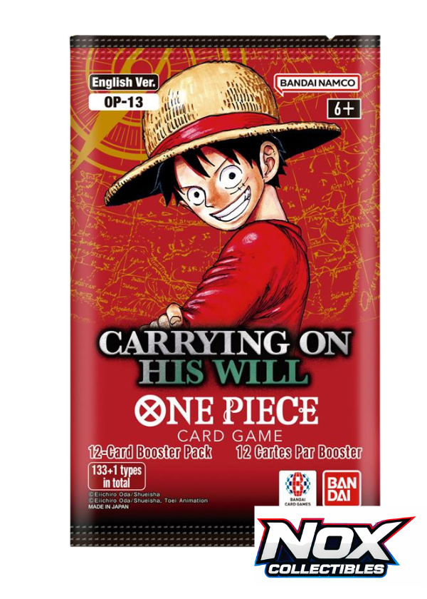 One piece OP-13 Carrying on his Will - Bustina singola (ENG)
