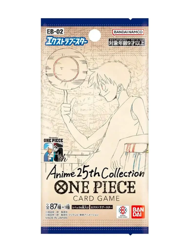 One piece  EB-02 25th anniversary Collection- Bustina singola JAP