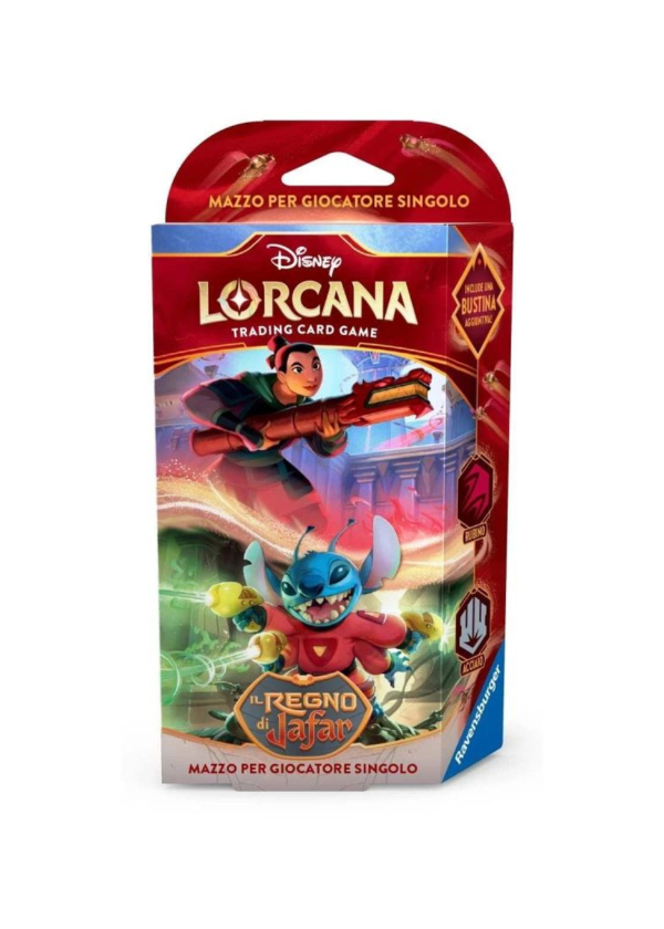 Disney Lorcana Il Regno di Jafar Starter Deck Rubino/Acciaio (ITA) Ravensburger