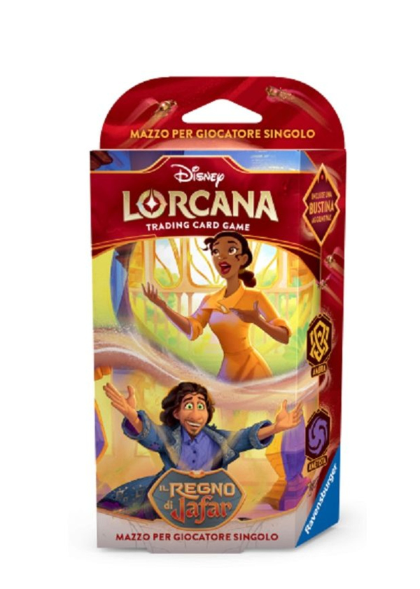 Disney Lorcana Il Regno di Jafar Starter Deck Ambra/Ametista (ITA) Ravensburger