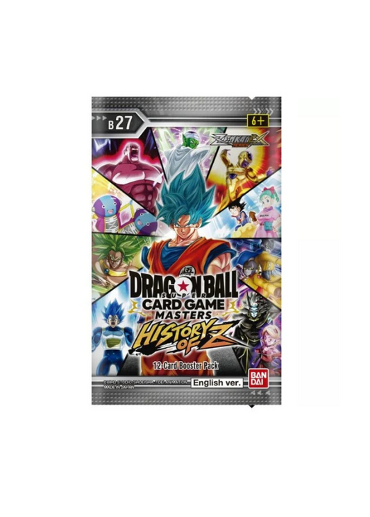 Dragon Ball Super Card Game Masters History of Z- Bustina Singola Eng